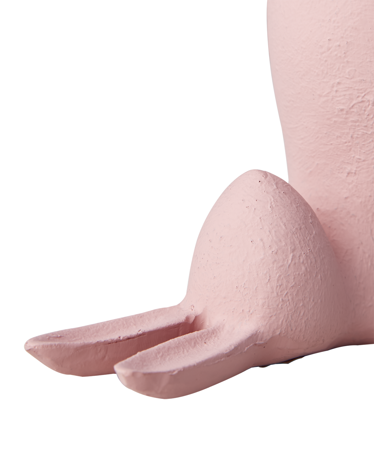 YOGA kanin rosa inredningsfigur sedd från sidan