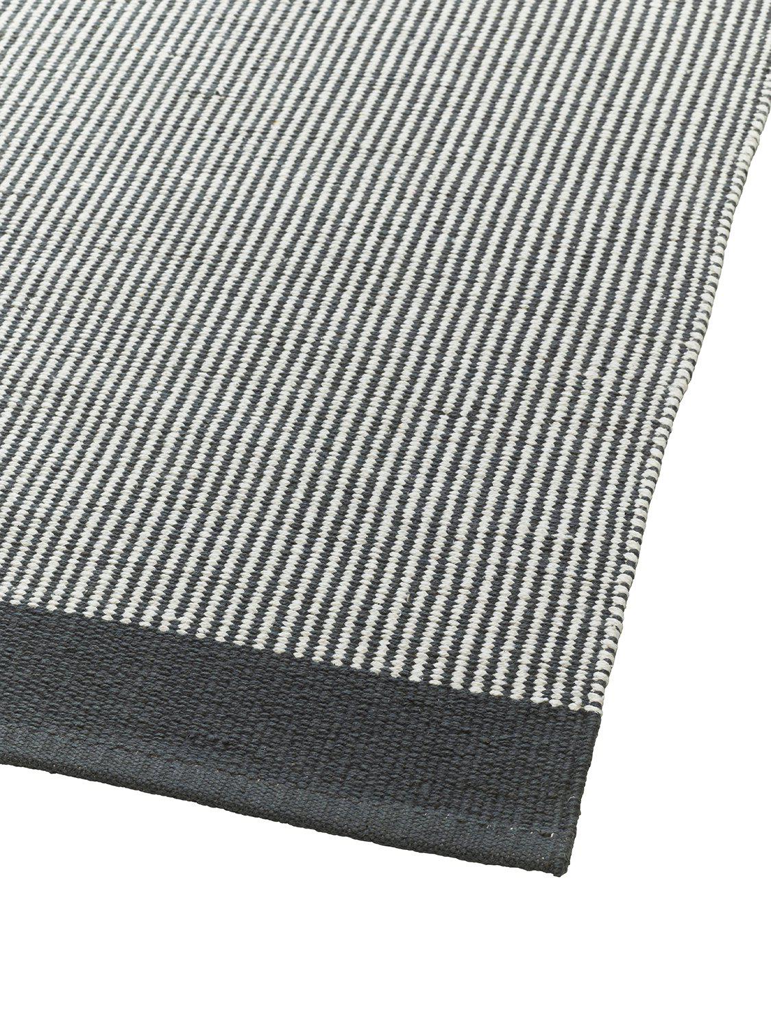 Långsmal Stripe gångmatta grå 70x240 cm för hall eller kök