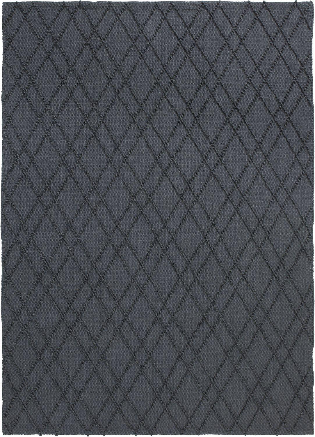 Alma matta grå 160x230cm med diamantmönster för inomhus och utomhus