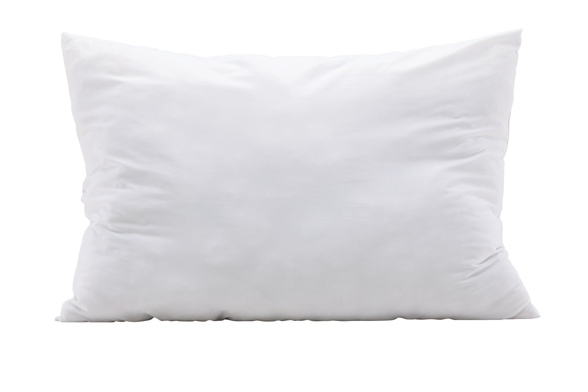Iris innerkudde 70x100 i vit microfiber med fluffig fyllning och mjuk yta