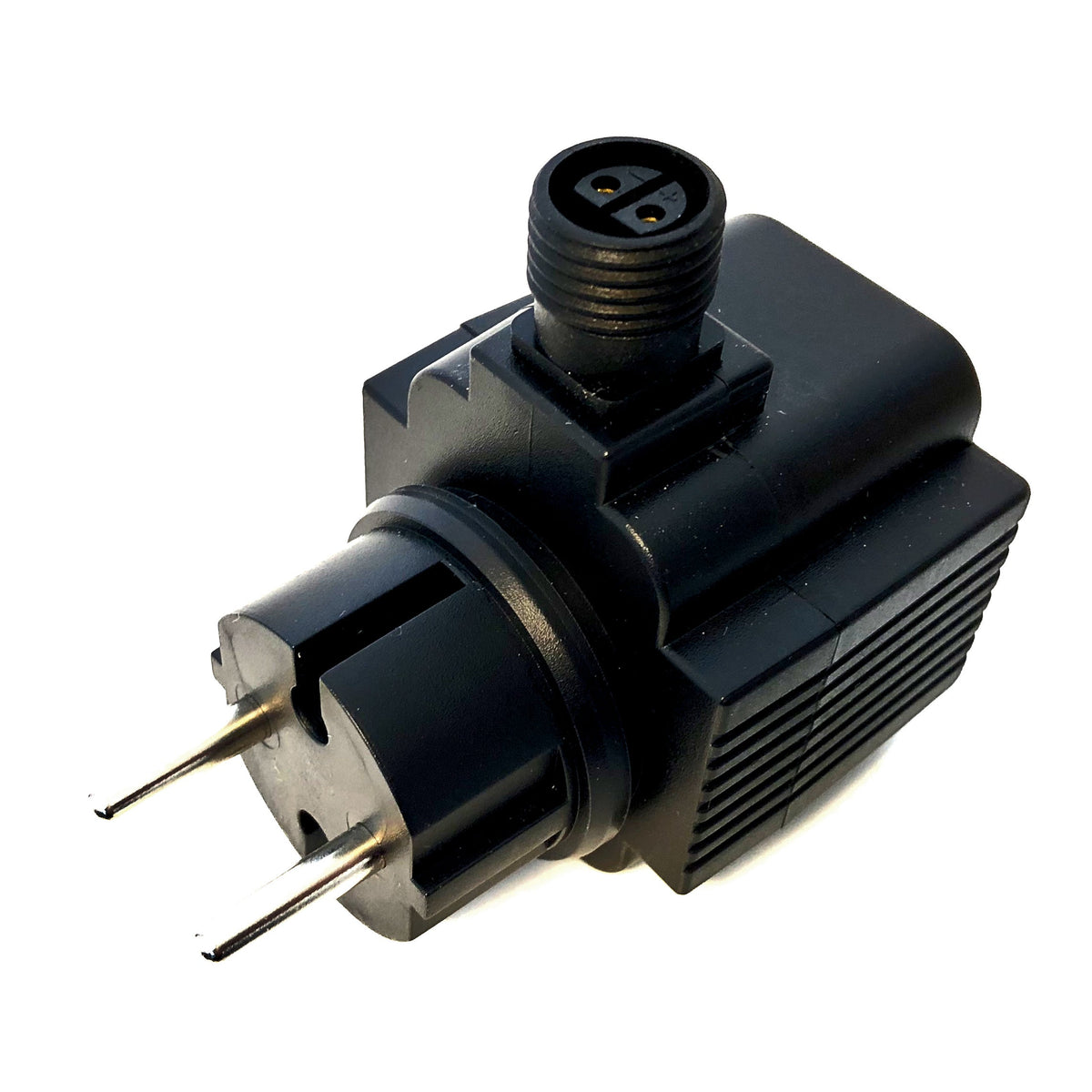 Svart kompakt transformator 21W för LightsOn Garden Plug and Play system