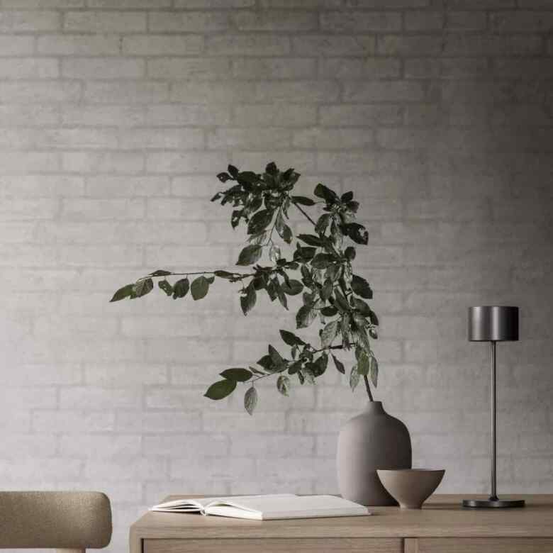 Modern portabel bordslampa Farol LED i färgen gunmetal