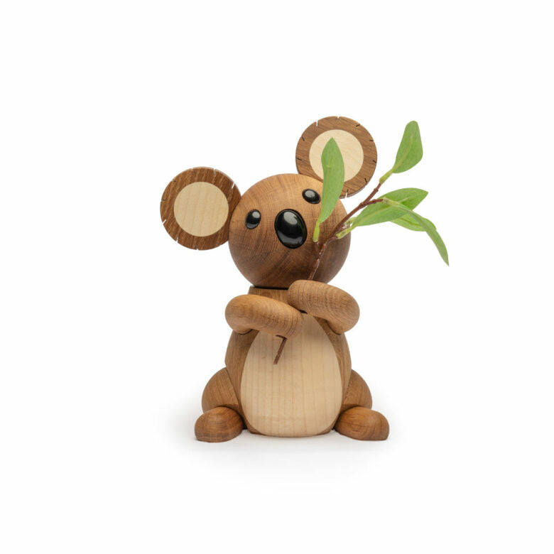 Aussie Koala träfigur 17,5 cm designad av Chresten Sommer