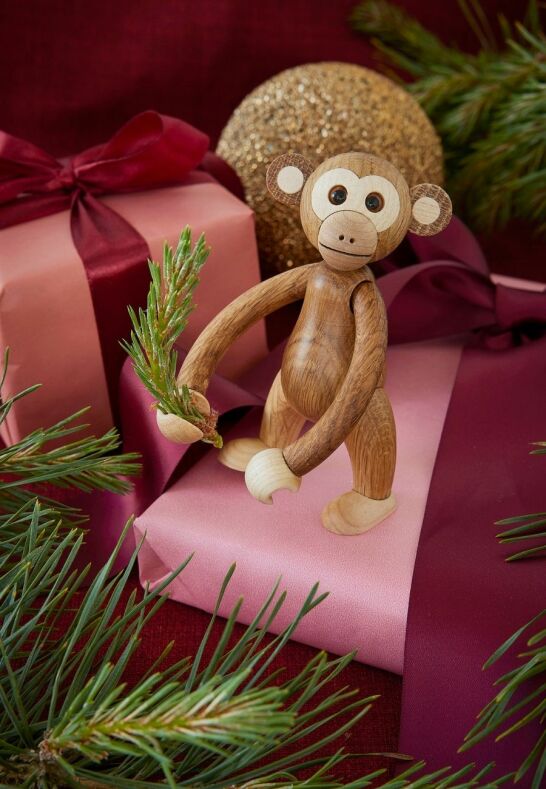 Träfiguren Jolly Apa designad av Chresten Sommer
