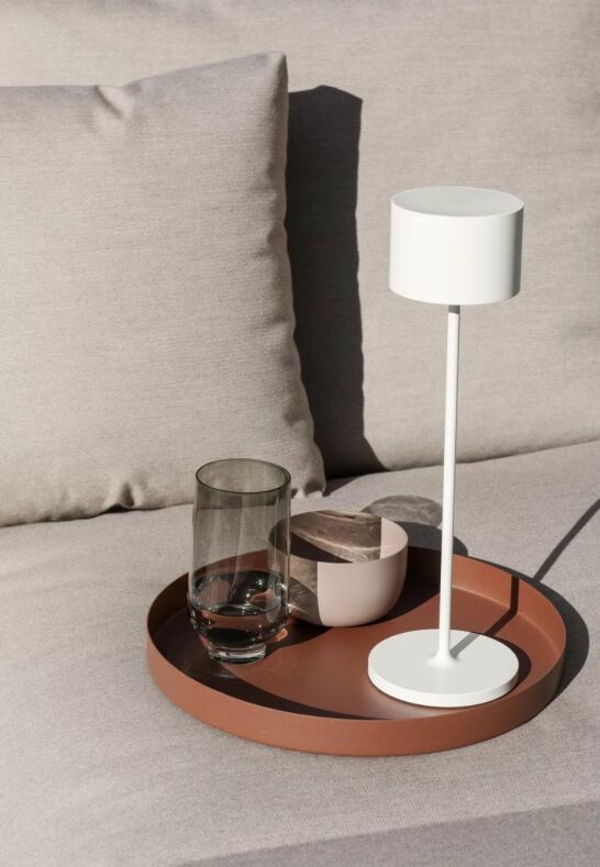 Vit Farol LED-lampa med touch-funktion för utomhusbruk