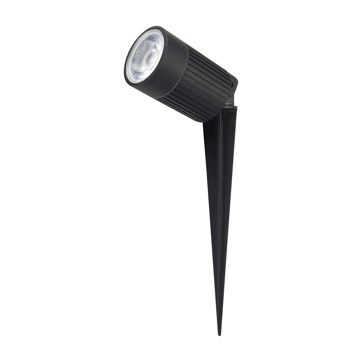 Medusa markspotlight i svart med markspett från LightsOn