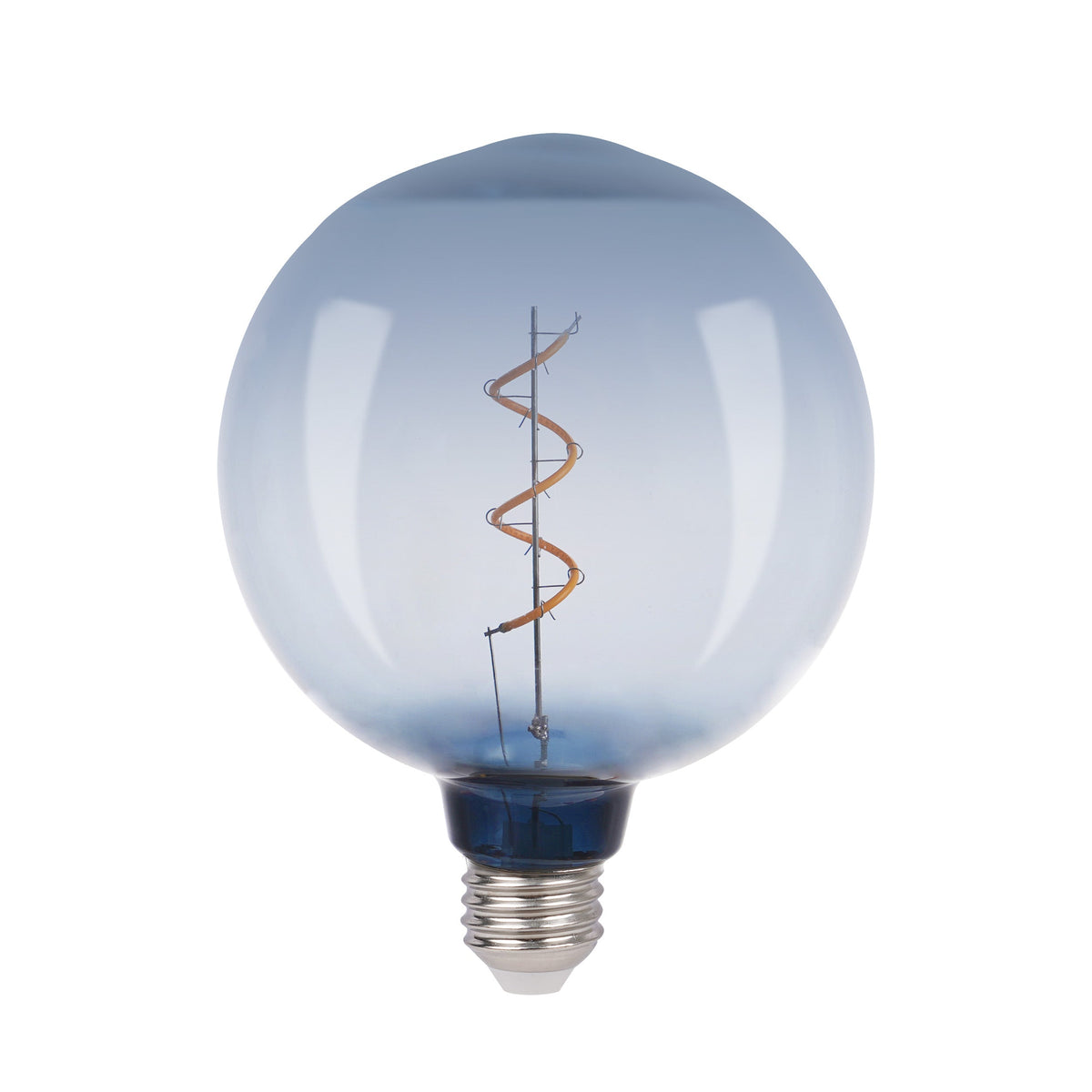 Rökfärgad DecoXL LED-lampa med spiralfilament och E27-sockel