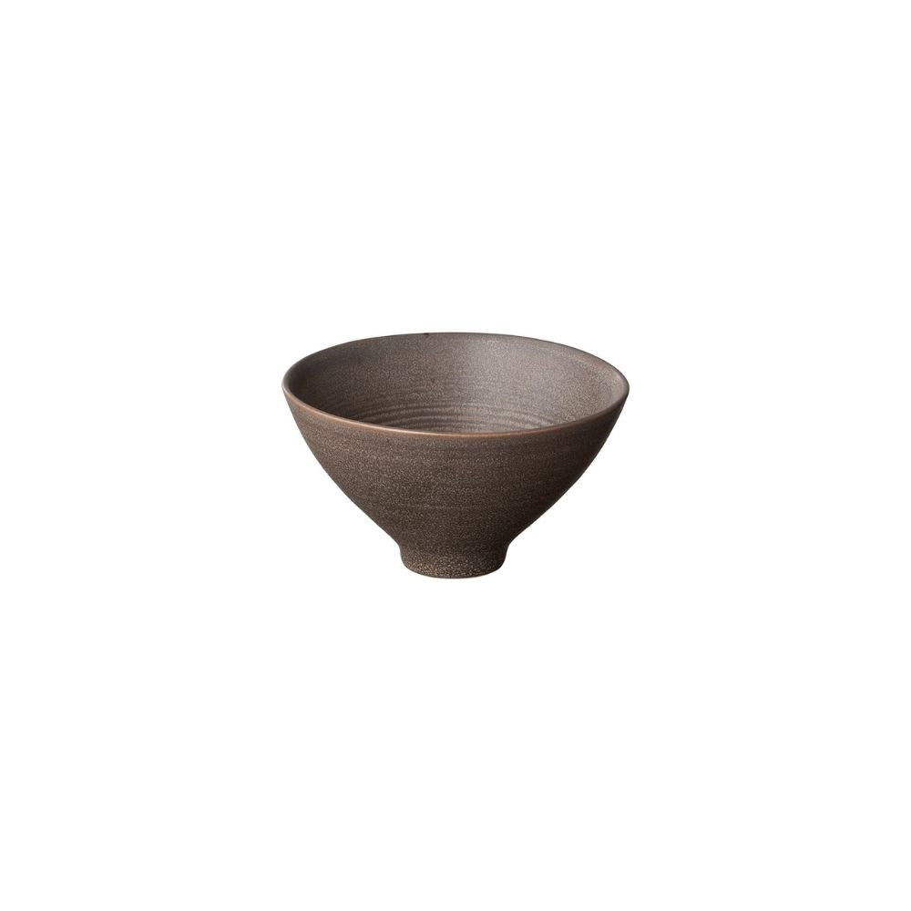 Kumi Skål S 12 cm från Blomus i färgen Espresso med reaktiv glasyr