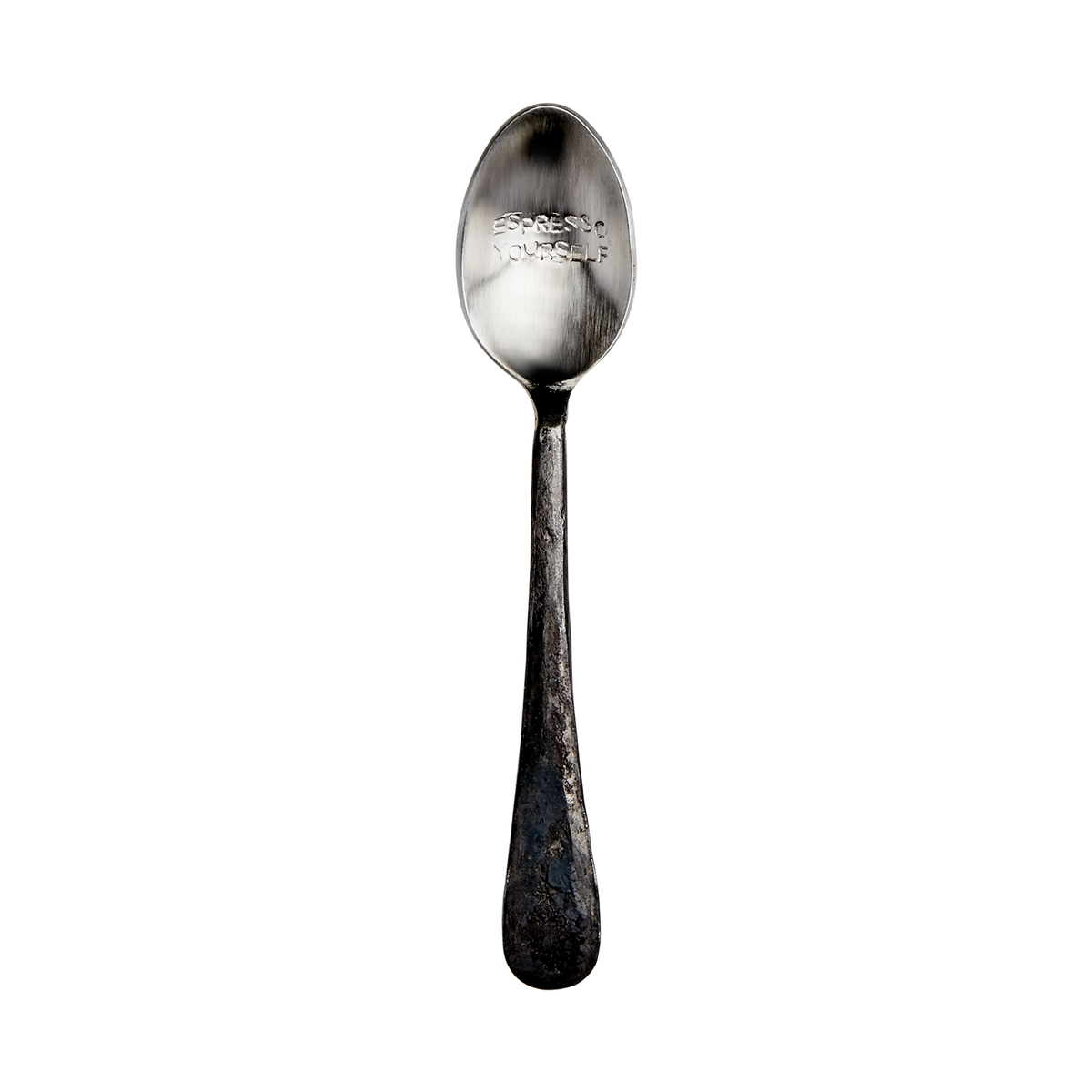 Detaljbild på affari of sweden ODIN sked i silvernyans
