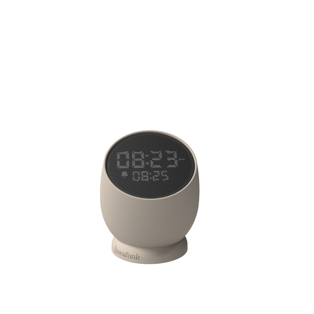 Bell Väckarklocka Ivory Sand med digital display och fot