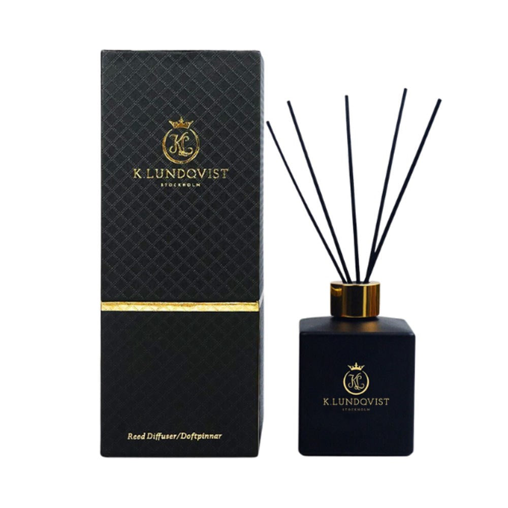 K. Lundqvist Stockholm Casa Violeta doftpinnar 120 ml i lyxig svart förpackning