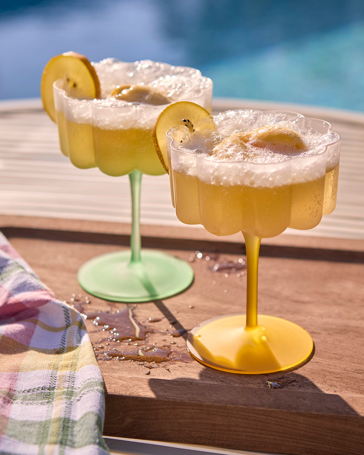 LILLIE Cocktail-/Dessertglas Gul – Set om 4 st - Hemboden