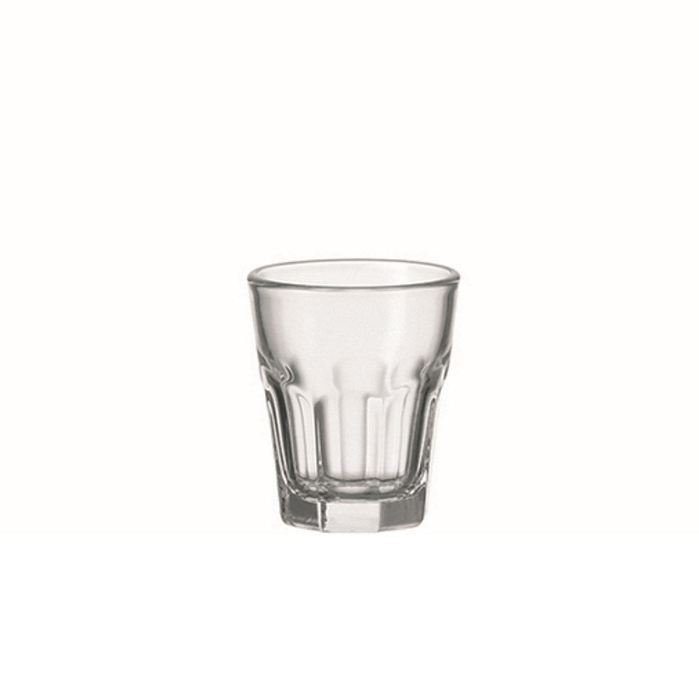 Klassiskt Rock snapsglas 5 cl från Leonardo i transparent glas