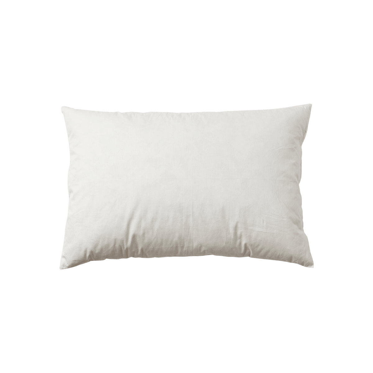 COSY beige innerkudde 60x40 cm med fyllning av ankfjädrar och överdrag i bomull