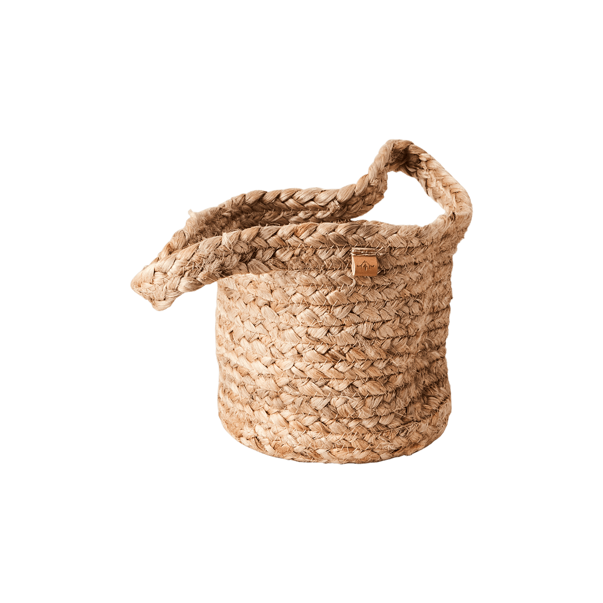 COLLECT set med runda korgar i jute för heminredning