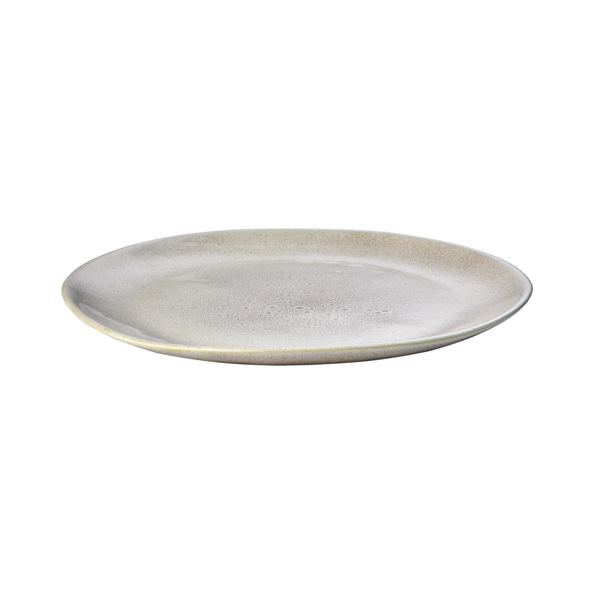 HILMA Tallrik Beige – Stengods Ø26 cm - Set om 4 - Hemboden