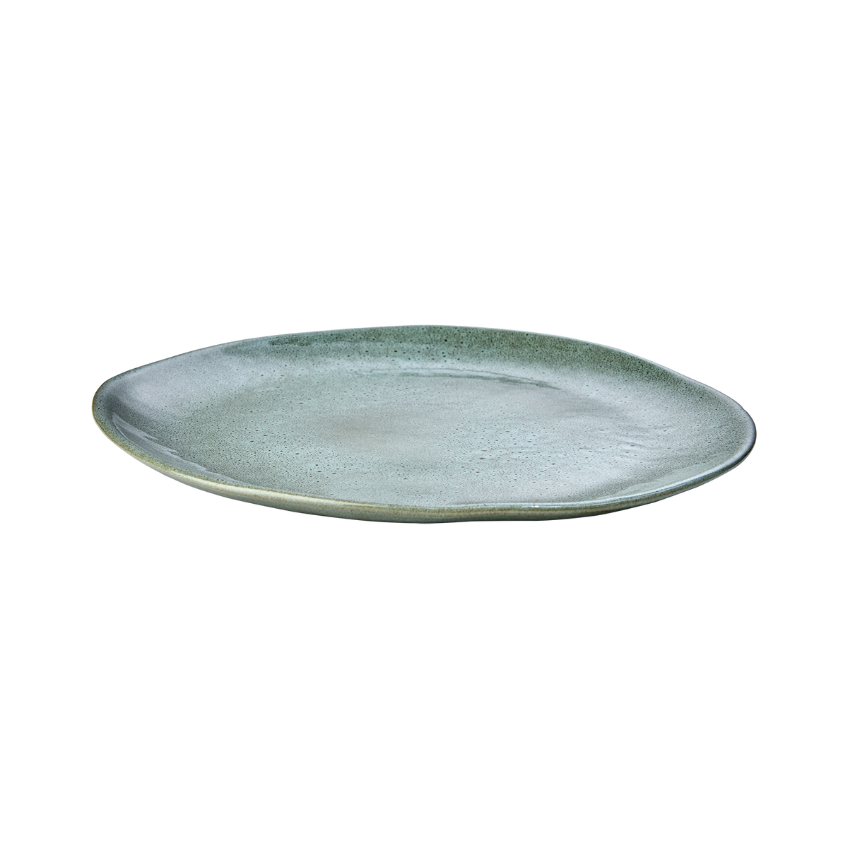 HILMA Tallrik Grön – Stengods Ø26 cm - Set om 4 - Hemboden
