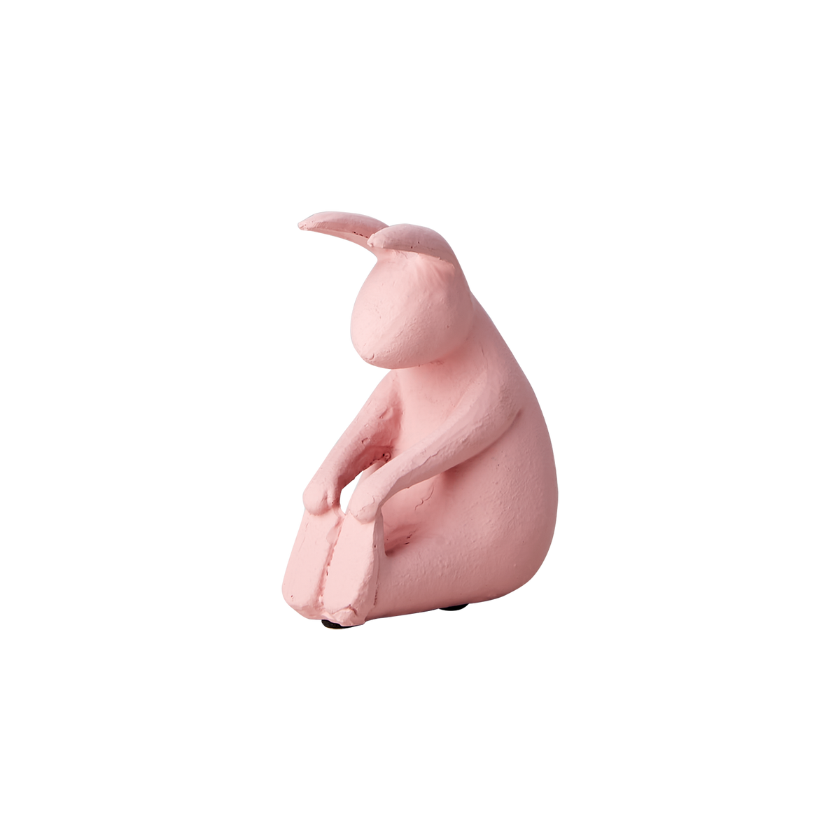 Rosa YOGA kanin figur i sittande yogaposition