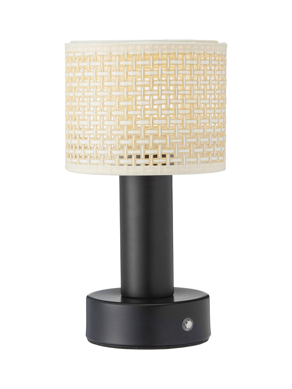 Tiara trådlös bordslampa med USB-C laddning och svart fot