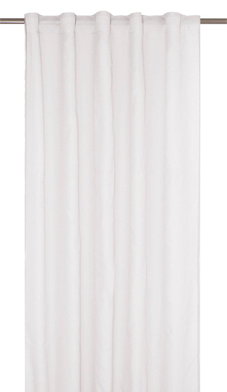 Rimy gardin 1-pack offwhite 280x300cm hängande på gardinstång