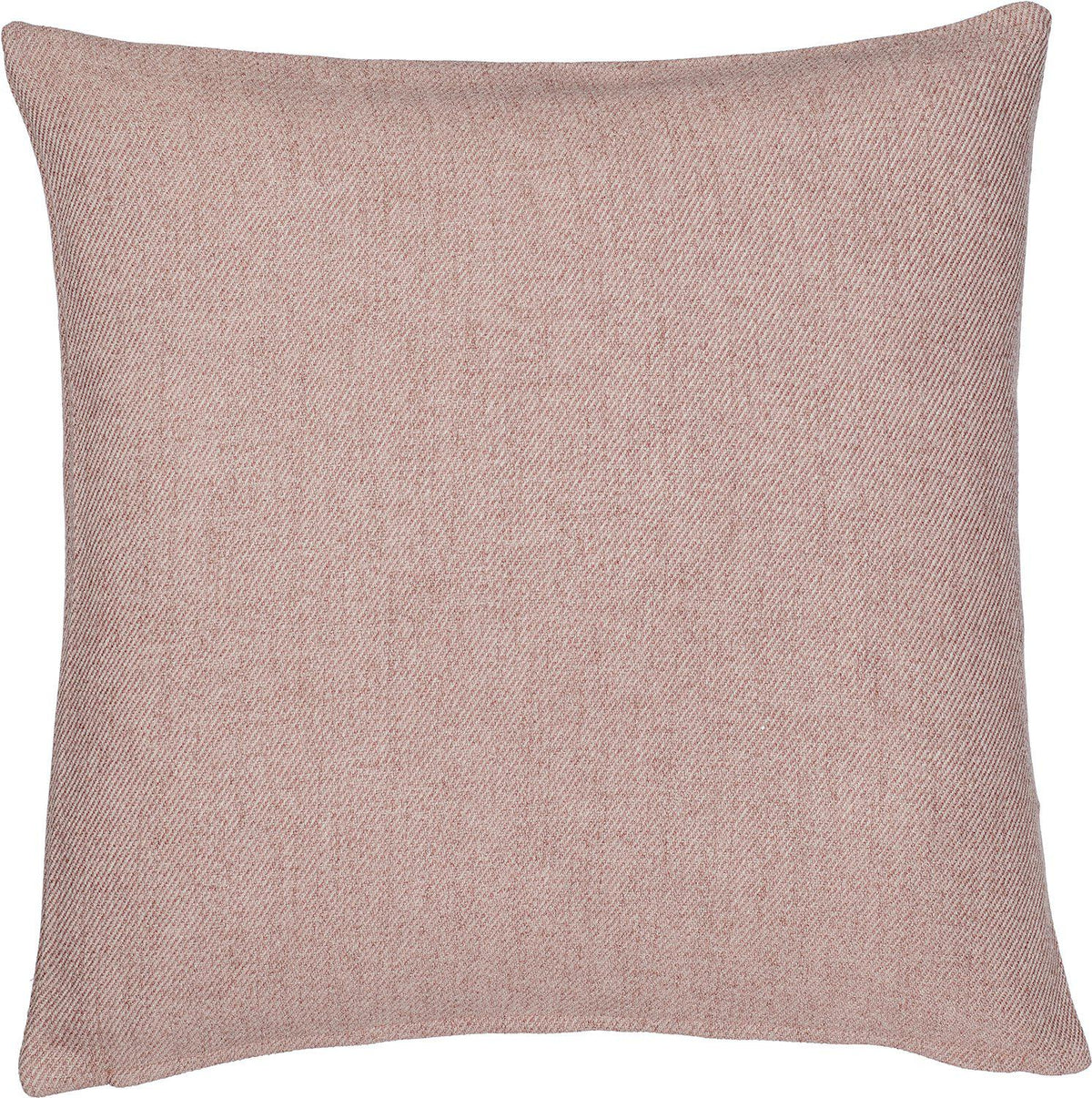 Ljusrosa Greenwich kuddfodral i 60x60 cm med diagonal väveffekt