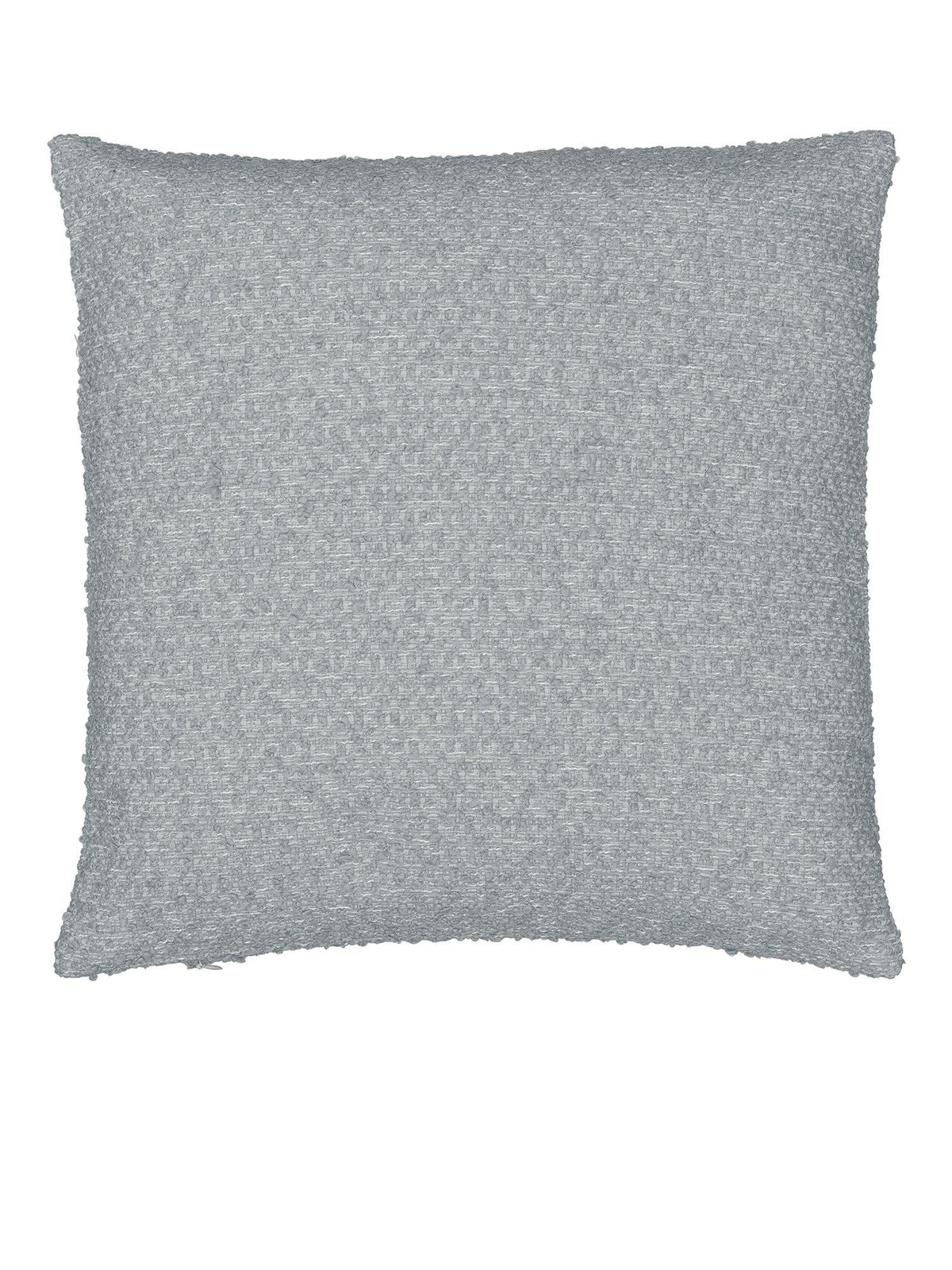 Grått kuddfodral Trond i bouclétyg 60x60 cm framifrån
