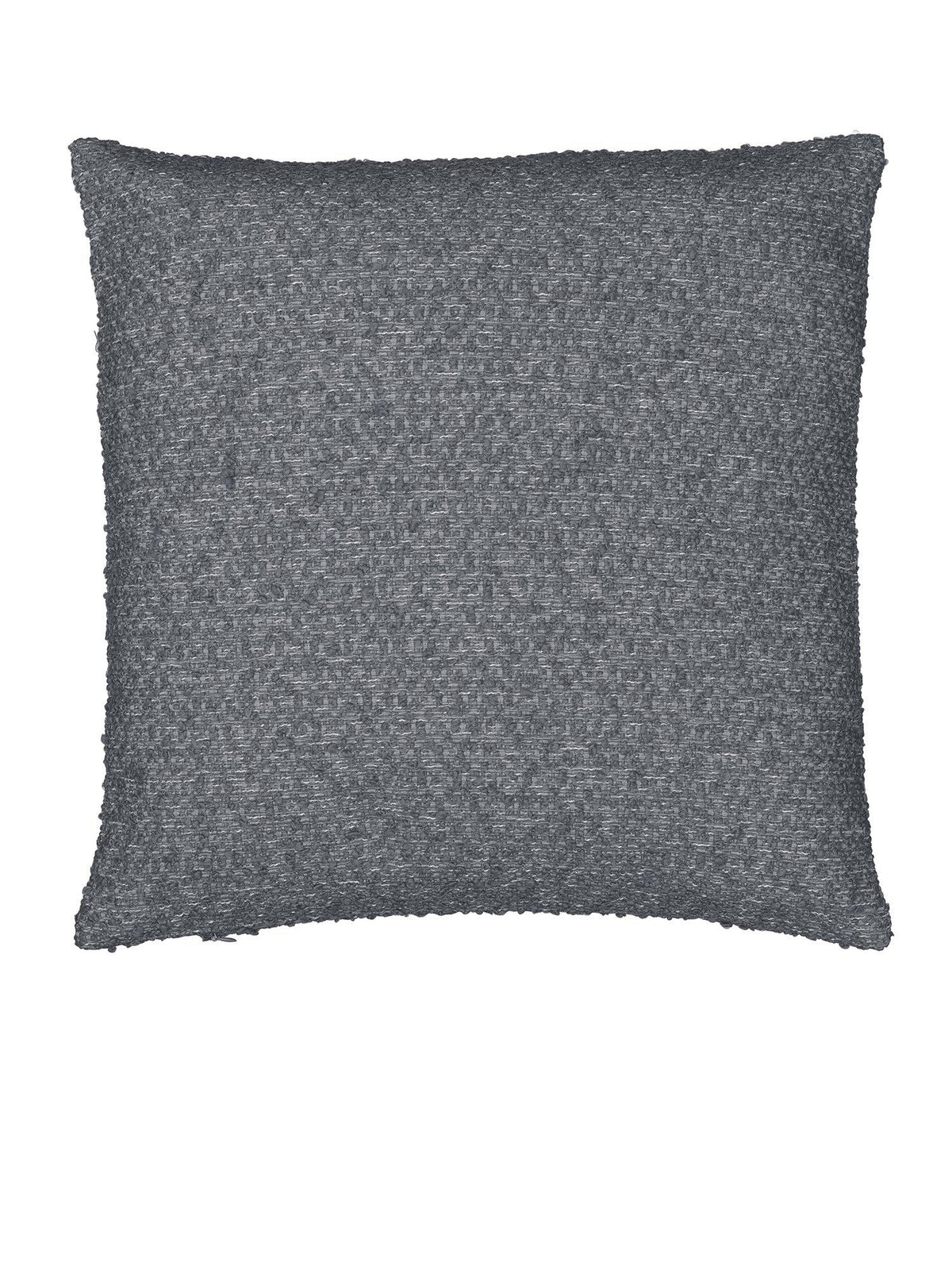 Grått melerat Trond kuddfodral i strukturerat bouclétyg storlek 60x60 cm