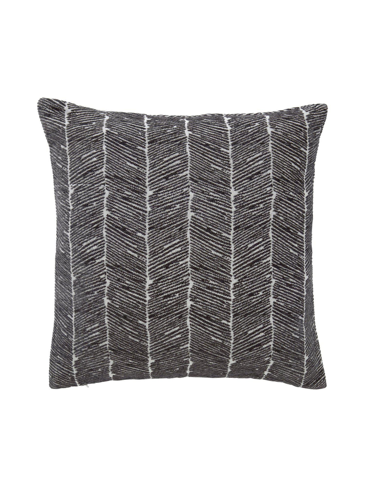 Lee kuddfodral brun 50x50cm med mönstrat chenille-tyg