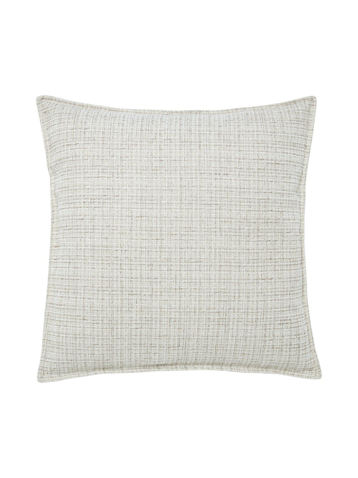 Smith kuddfodral 50x50 cm i offwhite bouclégarn framifrån