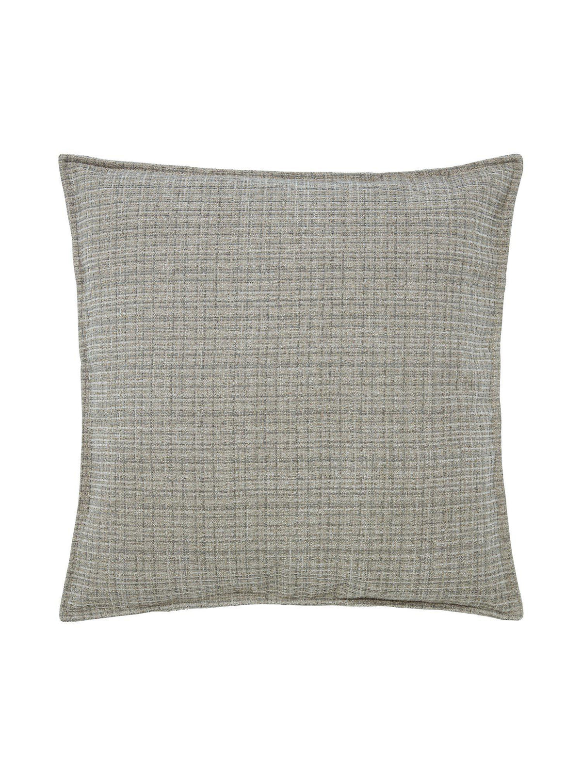 Smith kuddfodral i nougatfärgad boucléväv med mönster 50x50 cm