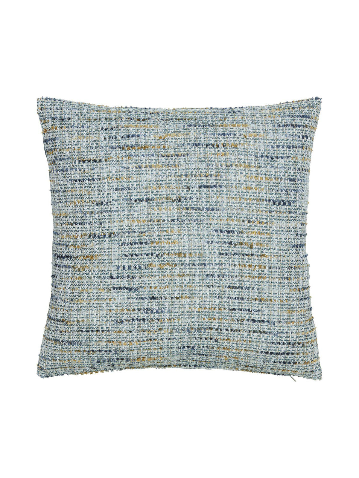 Ziggy kuddfodral i turkos färg med mönstrat bouclégarn 45x45 cm