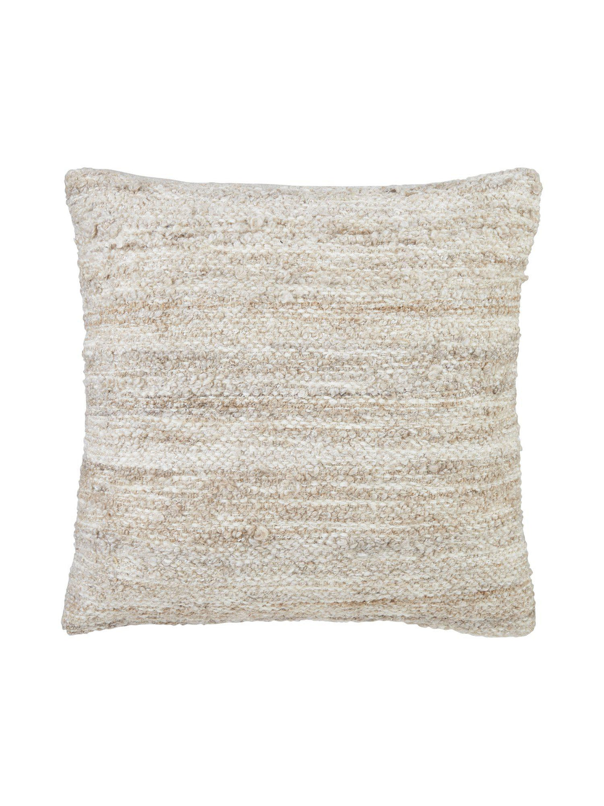 Jana kuddfodral beige 45x45 cm med texturerad ullblandning