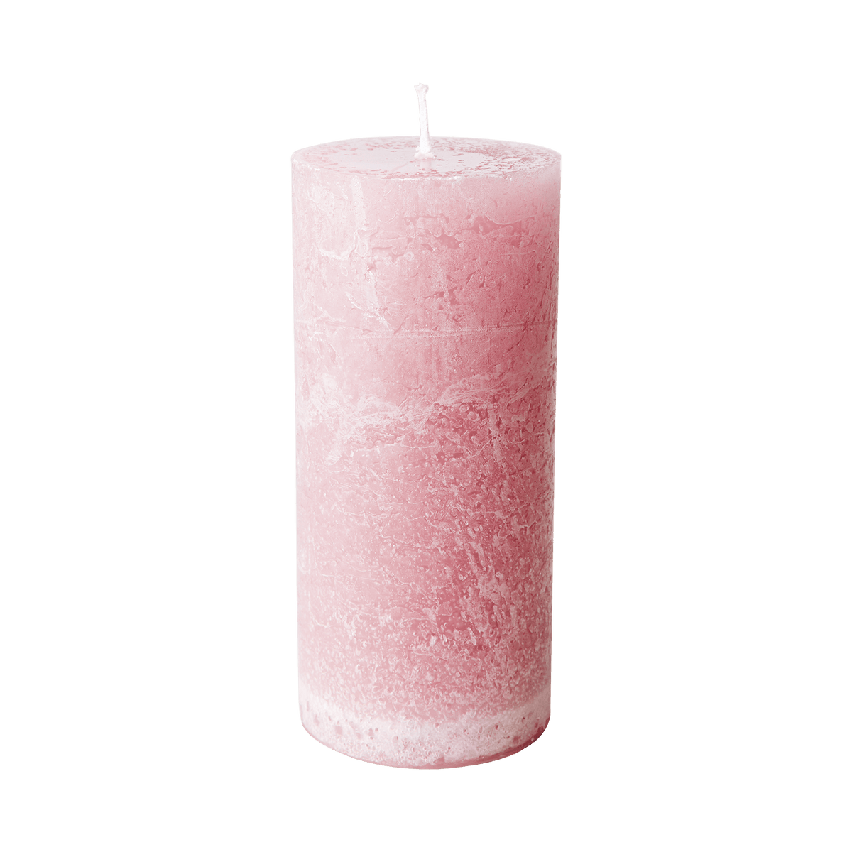 Handgjort rosa COTE NORD blockljus i färgen Old rose från Affari of Sweden