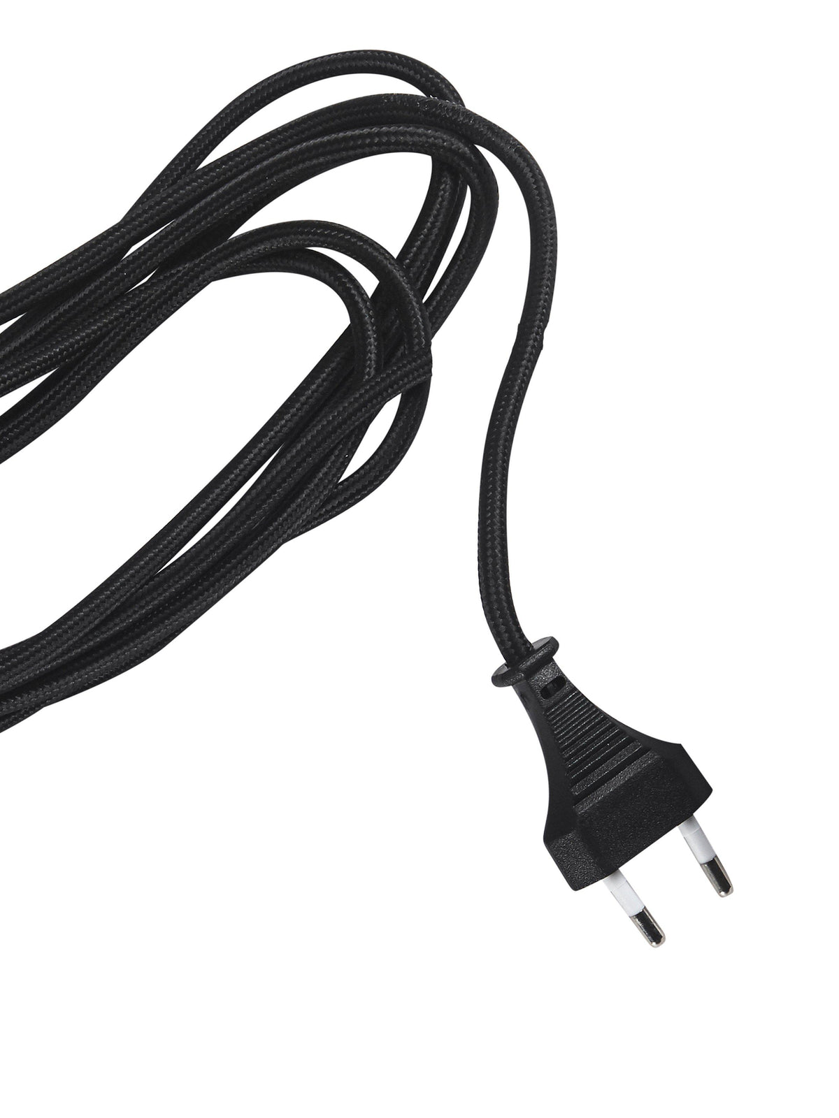 Närbild på Ample fönsterlampa i svart finish med ingjuten PR stämpel