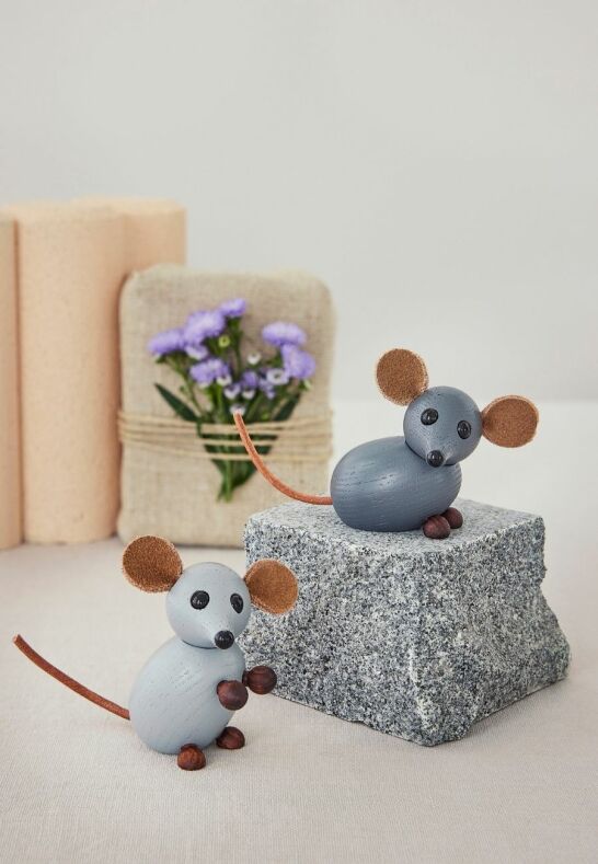 The House Mouse av Chresten Sommer tillverkad i FSC-certifierad ask