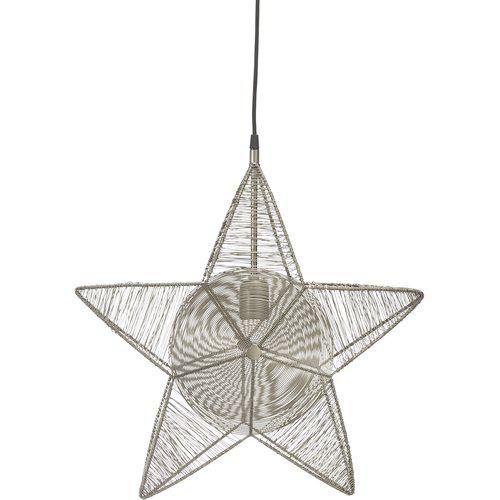 Rigel adventsstjärna i silverfärgad metalltråd 50cm