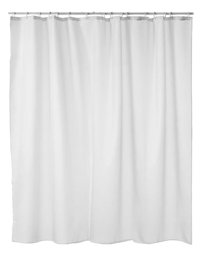 Vitt extra brett duschdraperi Match XL 200x240 cm från Etol