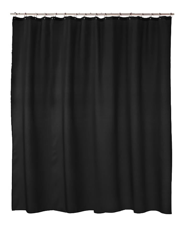 Etol Match XL svart duschdraperi i vattenavvisande polyester