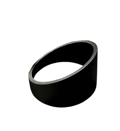 Svart bländskydd i aluminium för LightsOn Luna Arcus och Nova armaturer