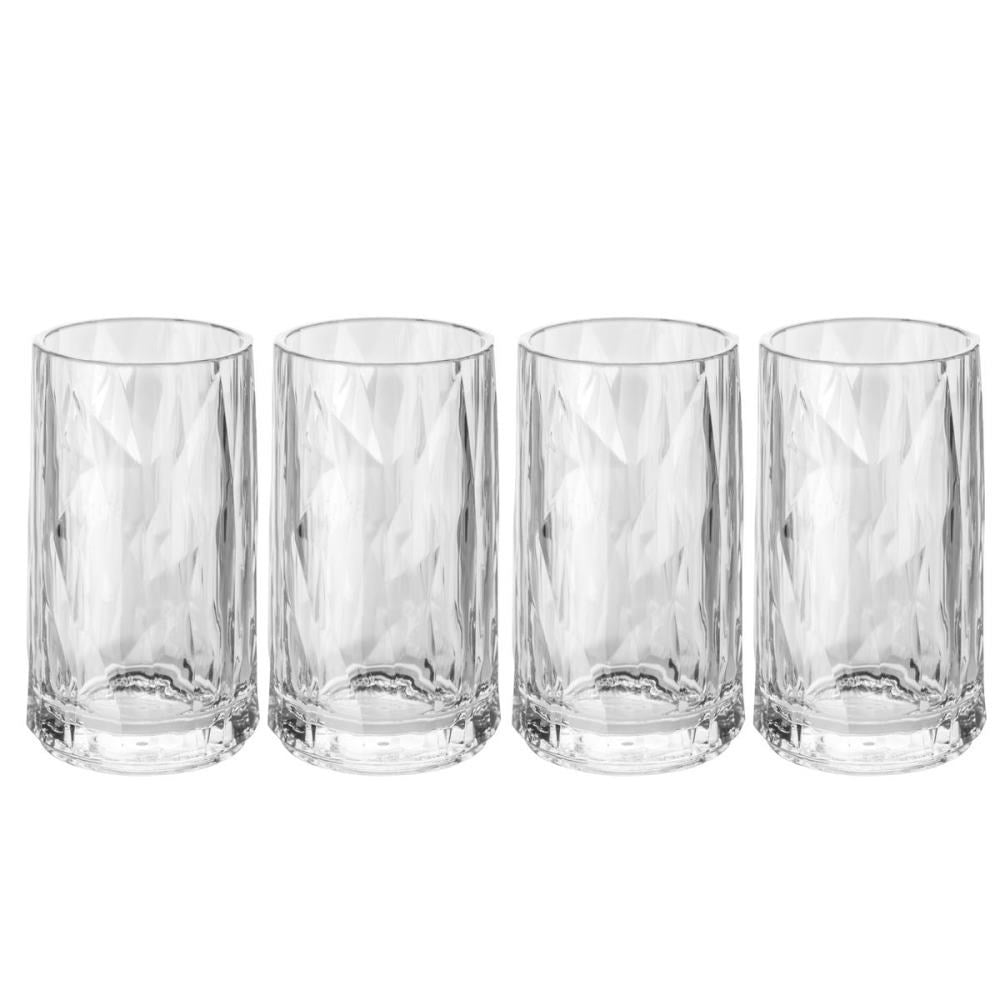 Club No. 7 Snapsglas/Shotglas Plast 40 ml Crystal Clear 4-pack Koziol