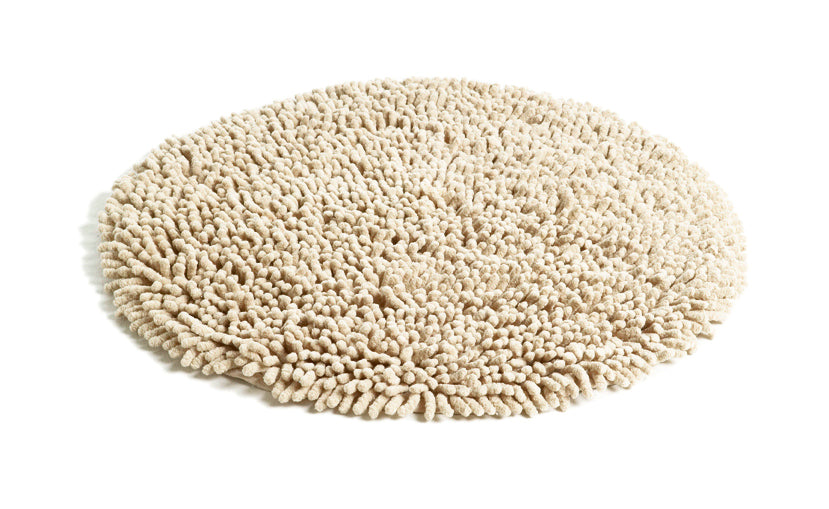Rund naturfärgad bomullsmatta Rasta 55 cm från Etol