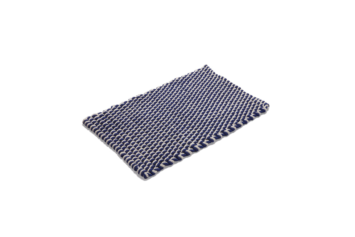 Matta Rep 40x50 cm i färgerna navy och natur från Etol Design