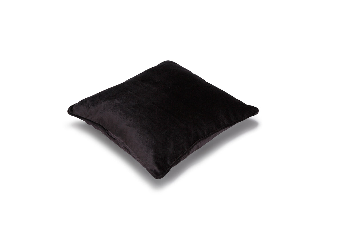 Svart kuddfodral Velvet 45x45 i skimrande sammetstyg