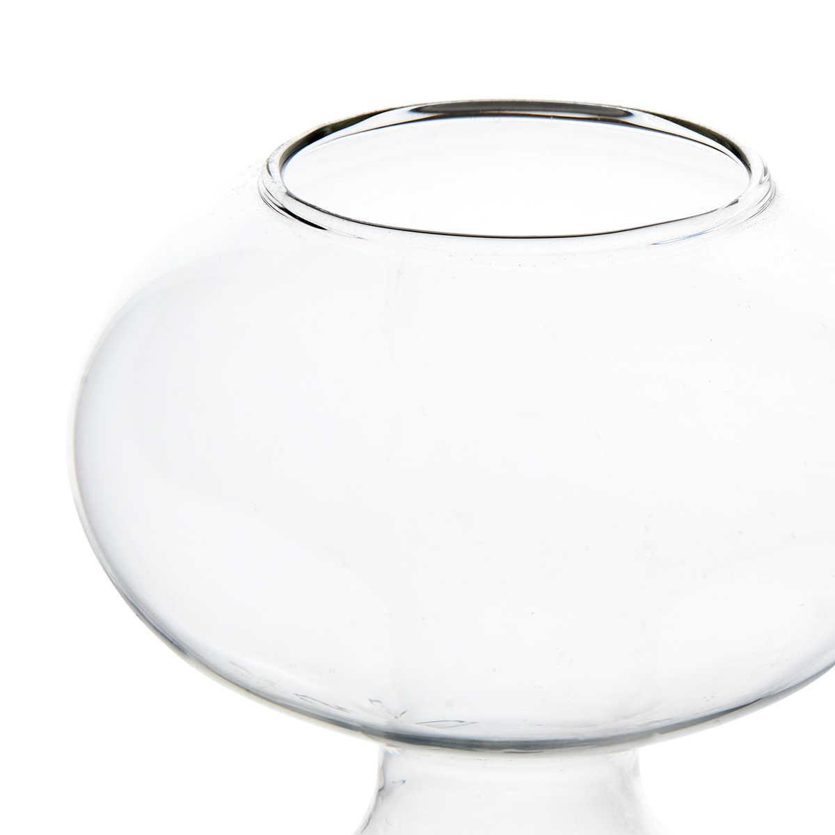 Munblåst glasvas KLING från Affari i genomskinlig stil