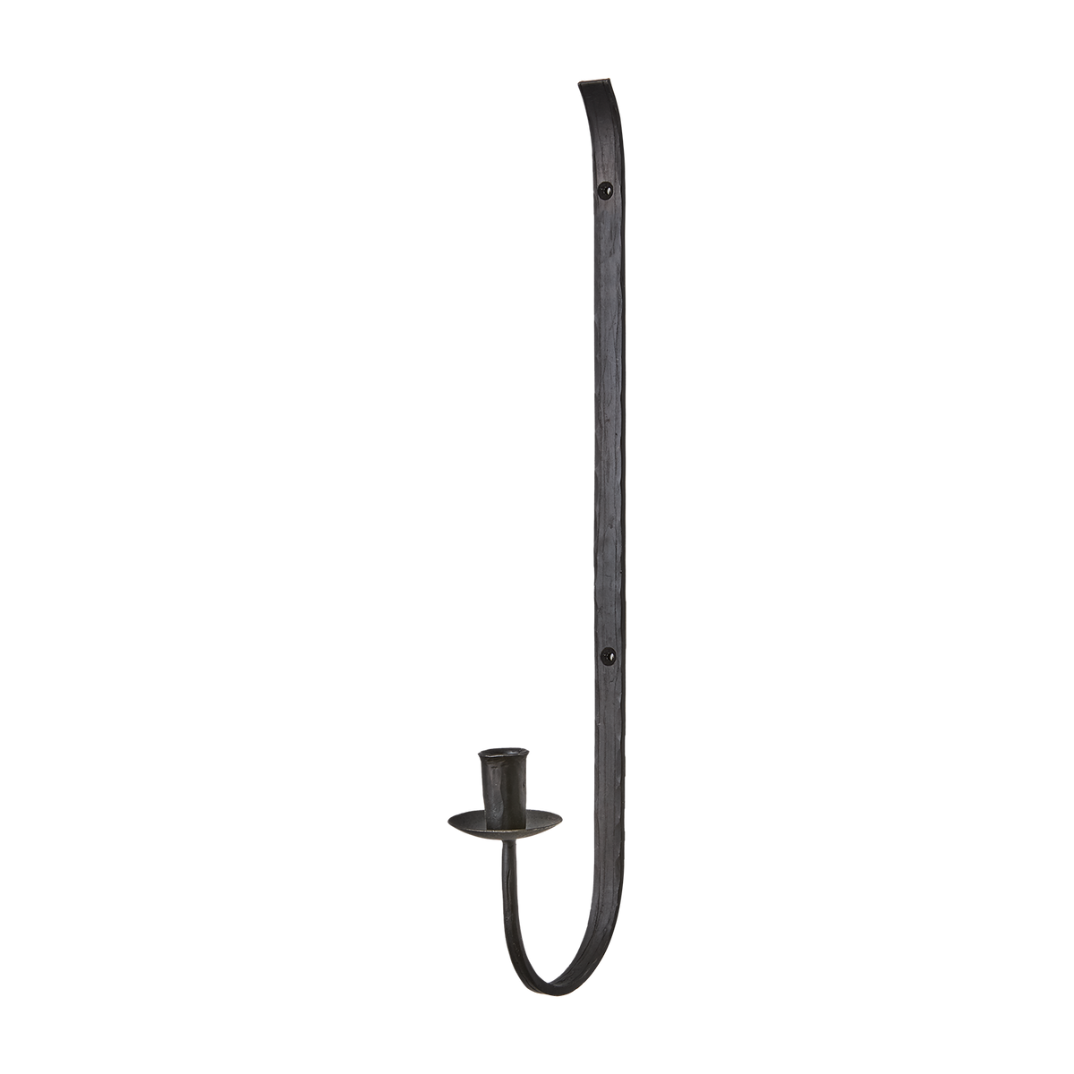Svart THOR väggljushållare i järn med minimalistisk design