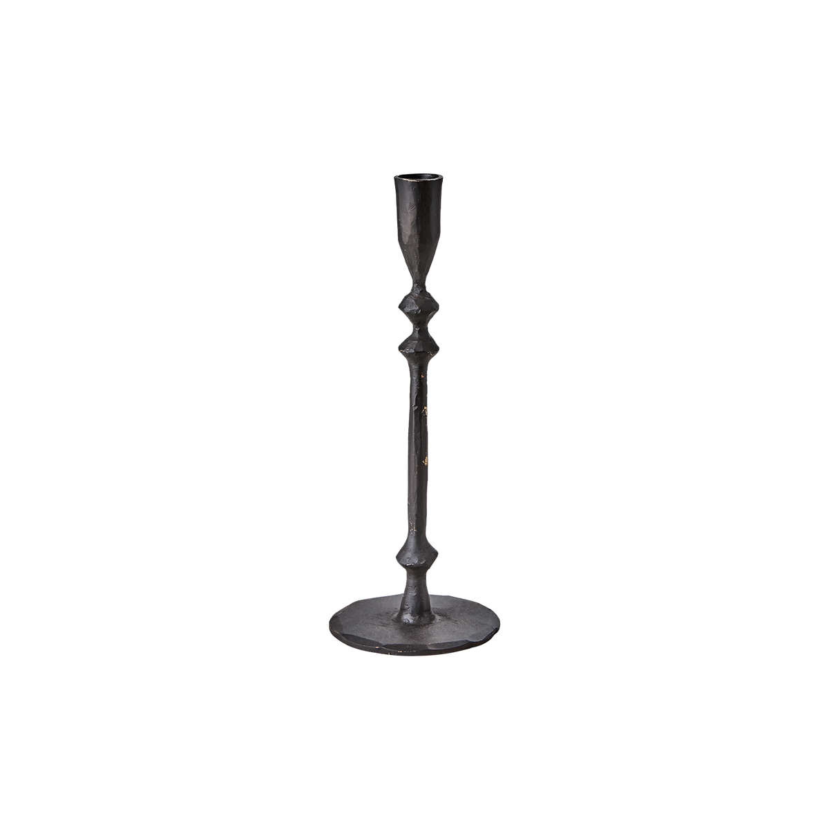 Thor ljusstake M i svart järn höjd 27 cm