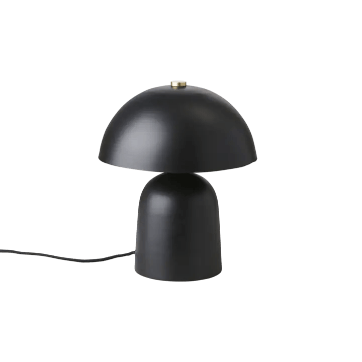Svart svampformad bordslampa FUNGI S i modern design