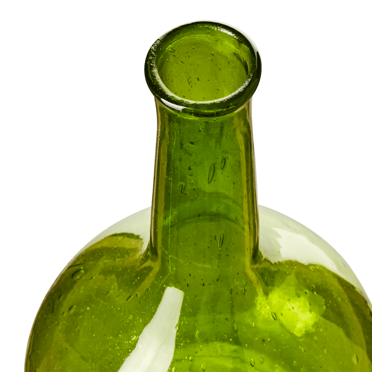 Grön glasvas VIOLETTA från Affari of Sweden med smal hals