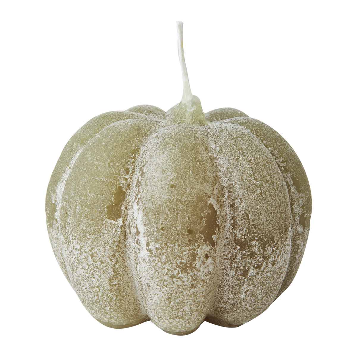 Mossgrönt DECO pumpaljus från Affari of Sweden format som en dekorativ pumpa