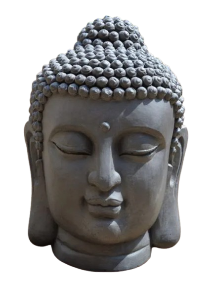 Buddha Huvud 45 cm Staty